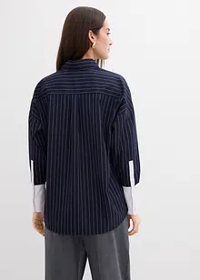 Camicia a righe in misto viscosa, bonprix Camicia a righe in misto viscosa, bonprix