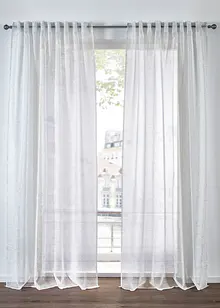 Tenda trasparente con effetto lucido (pacco da 1), bonprix Tenda trasparente con effetto lucido (pacco da 1), bonprix