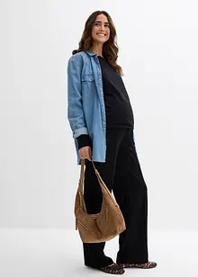 Felpa prémaman / da allattamento 2 in 1 in cotone biologico, bonprix Felpa prémaman / da allattamento 2 in 1 in cotone biologico, bonprix