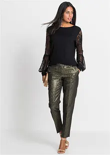 Maglia con maniche lunghe in misto viscosa, bonprix Maglia con maniche lunghe in misto viscosa, bonprix