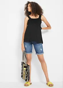 Bermuda di jeans prémaman, regular fit, bonprix Bermuda di jeans prémaman, regular fit, bonprix