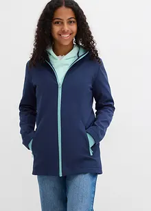 Softshell idrorepellente con cappuccio, bonprix Softshell idrorepellente con cappuccio, bonprix