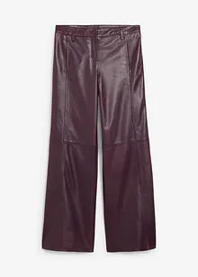 Pantaloni larghi in nappa d'agnello, bonprix Pantaloni larghi in nappa d'agnello, bonprix