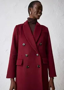 Cappotto stile blazer in morbido misto lana, bonprix Cappotto stile blazer in morbido misto lana, bonprix