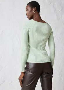 Maglione in filato fine di lana merino, bonprix Maglione in filato fine di lana merino, bonprix