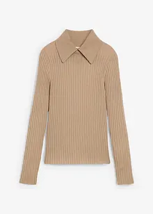 Maglione a coste in lana merino, bonprix Maglione a coste in lana merino, bonprix