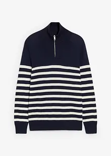 Maglione con mezza zip regular fit, bonprix Maglione con mezza zip regular fit, bonprix