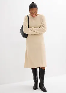 Abito midi in maglia misto viscosa, bonprix Abito midi in maglia misto viscosa, bonprix