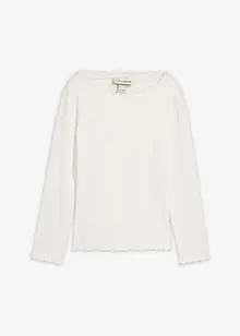 Maglia a maniche lunghe in puro cotone biologico, bonprix Maglia a maniche lunghe in puro cotone biologico, bonprix