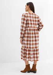 Abito midi in flanella, bonprix Abito midi in flanella, bonprix