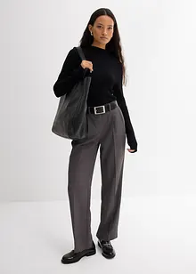 Maglia a costine in misto viscosa, bonprix Maglia a costine in misto viscosa, bonprix