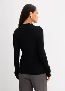 Maglia a costine in misto viscosa, bonprix Maglia a costine in misto viscosa, bonprix