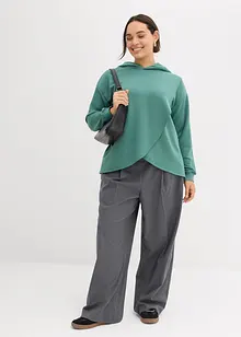 Felpa con cappuccio in morbido misto viscosa, bonprix Felpa con cappuccio in morbido misto viscosa, bonprix