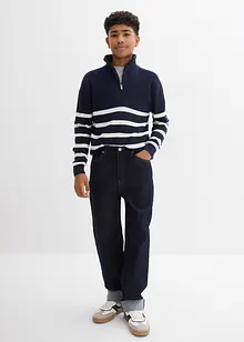 Jeans loose fit con cinta regolabile, straight, bonprix Jeans loose fit con cinta regolabile, straight, bonprix