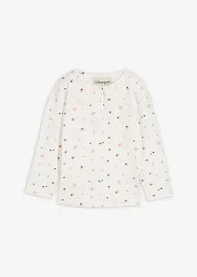 Maglia a maniche lunghe in puro cotone biologico, bonprix Maglia a maniche lunghe in puro cotone biologico, bonprix