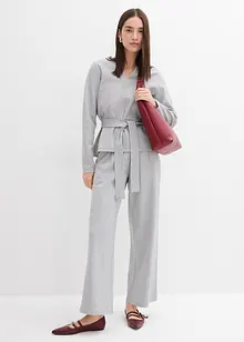 Pantaloni morbidi a gamba larga in misto viscosa, bonprix Pantaloni morbidi a gamba larga in misto viscosa, bonprix