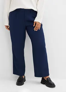 Pantaloni 7/8 larghi in misto cotone biologico elasticizzato, bonprix Pantaloni 7/8 larghi in misto cotone biologico elasticizzato, bonprix