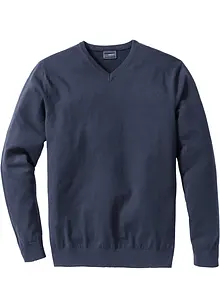 Maglione in filato fine con scollo a V, bonprix Maglione in filato fine con scollo a V, bonprix