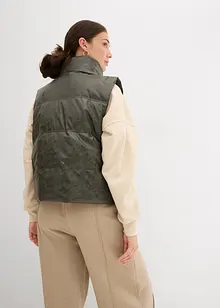 Gilet trapuntato in similpelle, bonprix Gilet trapuntato in similpelle, bonprix