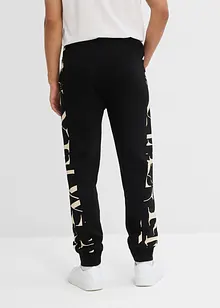 Pantaloni in felpa di puro cotone con inserto, bonprix Pantaloni in felpa di puro cotone con inserto, bonprix