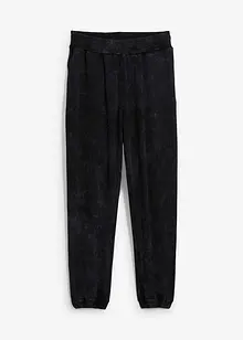 Pantaloni in felpa di puro cotone biologico effetto lavato, loose fit, bonprix Pantaloni in felpa di puro cotone biologico effetto lavato, loose fit, bonprix