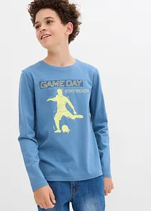 Maglia a maniche lunghe in puro cotone biologico, bonprix Maglia a maniche lunghe in puro cotone biologico, bonprix