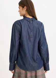 Camicia di jeans con polsini alti, bonprix Camicia di jeans con polsini alti, bonprix