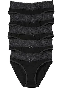Slip con pizzo (pacco da 5), bonprix Slip con pizzo (pacco da 5), bonprix