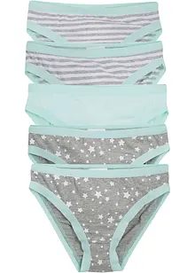 Slip con morbido cotone (pacco da 5), bonprix Slip con morbido cotone (pacco da 5), bonprix