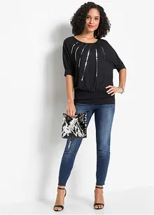 Maglia fluente in misto viscosa, bonprix Maglia fluente in misto viscosa, bonprix