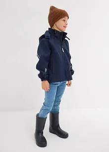 Giacca termica impermeabile con cappuccio rimovibile e dettagli riflettenti, bonprix Giacca termica impermeabile con cappuccio rimovibile e dettagli riflettenti, bonprix