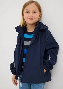 Giacca termica impermeabile con cappuccio rimovibile e dettagli riflettenti, bonprix Giacca termica impermeabile con cappuccio rimovibile e dettagli riflettenti, bonprix