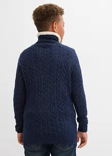 Maglione con colletto alto con bottoni, bonprix Maglione con colletto alto con bottoni, bonprix