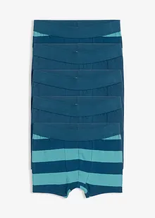 Boxer aderenti con cotone biologico morbido (pacco da 5), bonprix Boxer aderenti con cotone biologico morbido (pacco da 5), bonprix