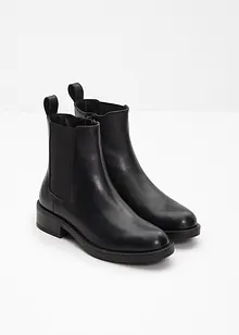 Stivaletti chelsea in pelle, bonprix Stivaletti chelsea in pelle, bonprix