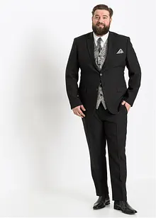 Completo da matrimonio (5 pezzi) giacca, pantaloni, gilet, plastron e pochette, regular fit, bonprix Completo da matrimonio (5 pezzi) giacca, pantaloni, gilet, plastron e pochette, regular fit, bonprix