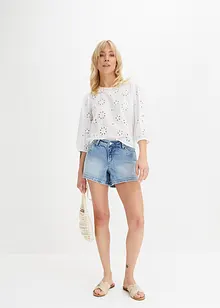 Blusa con ricami traforati, bonprix Blusa con ricami traforati, bonprix