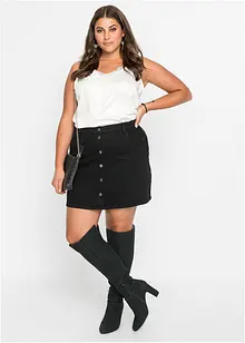 Gonna di jeans elasticizzata, bonprix Gonna di jeans elasticizzata, bonprix