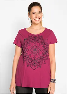 T-shirt in filato fiammato, bonprix T-shirt in filato fiammato, bonprix