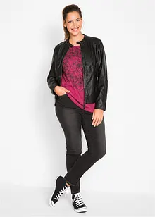 T-shirt in filato fiammato, bonprix T-shirt in filato fiammato, bonprix