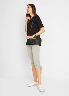 Leggings capri con arricciature (pacco da 2), bonprix Leggings capri con arricciature (pacco da 2), bonprix