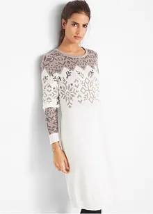 Abito in maglia con motivi norvegesi, bonprix Abito in maglia con motivi norvegesi, bonprix