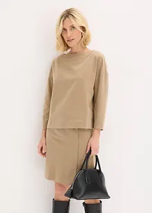 Tunica in tessuto consistente con motivo a spiga, bonprix Tunica in tessuto consistente con motivo a spiga, bonprix