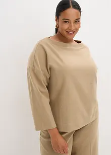 Tunica in tessuto consistente con motivo a spiga, bonprix Tunica in tessuto consistente con motivo a spiga, bonprix