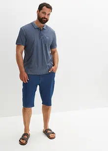Polo a maniche corte in look lavato, bonprix Polo a maniche corte in look lavato, bonprix