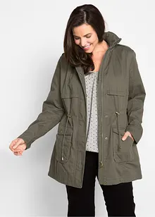 Parka di cotone foderato in jersey, bonprix Parka di cotone foderato in jersey, bonprix