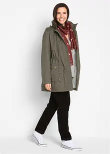 Parka di cotone foderato in jersey, bonprix Parka di cotone foderato in jersey, bonprix