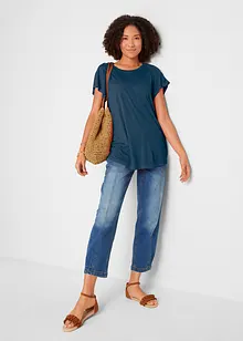 Maglia in filato fiammato con maniche ad aletta, bonprix Maglia in filato fiammato con maniche ad aletta, bonprix