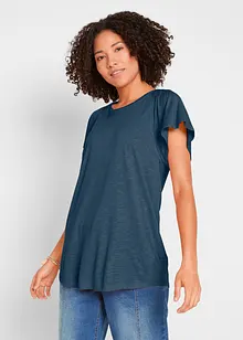 Maglia in filato fiammato con maniche ad aletta, bonprix Maglia in filato fiammato con maniche ad aletta, bonprix