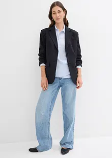 Jeans wide leg lunghi, vita alta, bonprix Jeans wide leg lunghi, vita alta, bonprix